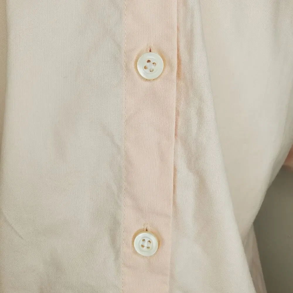 J.Crew Pink Tie Front Blouse XXS